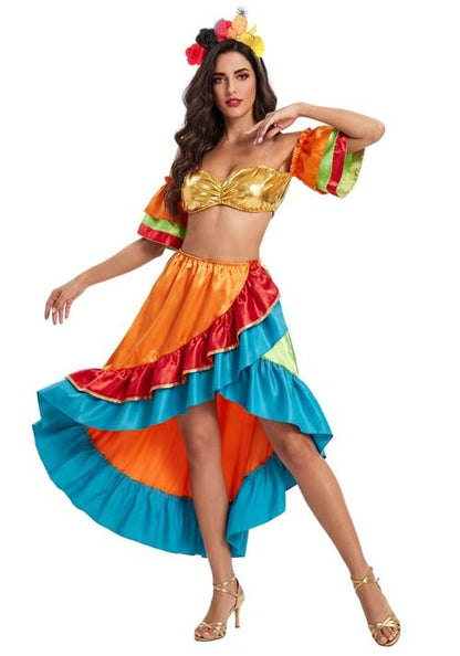 Women's Bonanza Bombshell Dancer Costume - US 3666