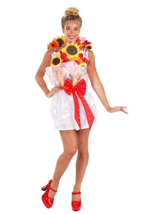 Women's Bouquet of Flowers Costume Dress - US 5348