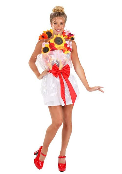 Women's Bouquet of Flowers Costume Dress - US 5348