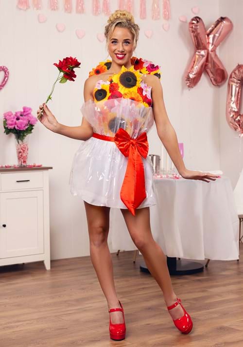 Women's Bouquet of Flowers Costume Dress - US 5348