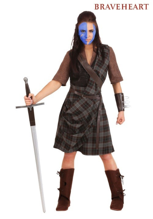 Braveheart Women's Warrior Costume - US 6307
