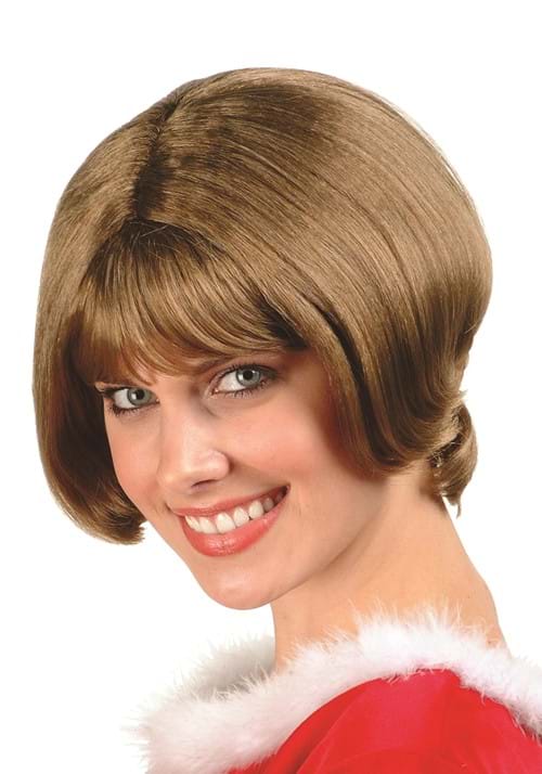 Women's Brown 60's Fashion Costume Wig - US 1704
