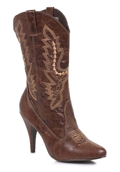 Women's Brown Cowgirl Boots - US 3667