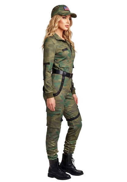 Women's Camo Commander Costume - US 3691