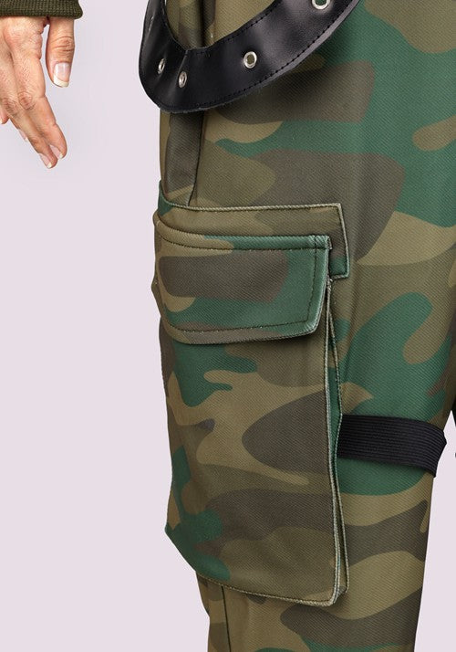 Women's Camo Commander Costume - US 3691