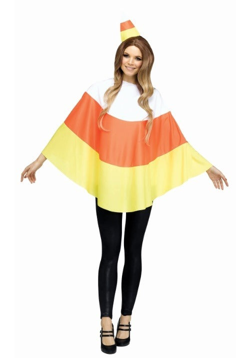 Women's Candy Corn Poncho - US 1386