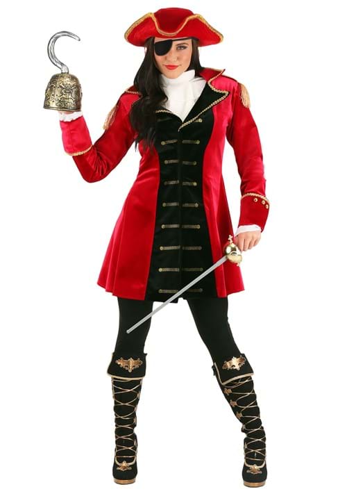 Captain Hook Costume for Women - US 9819