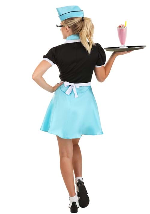 Women's Car Hop Waitress Costume - US 5353