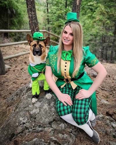 Charming Leprechaun Costume for Women - US 9183