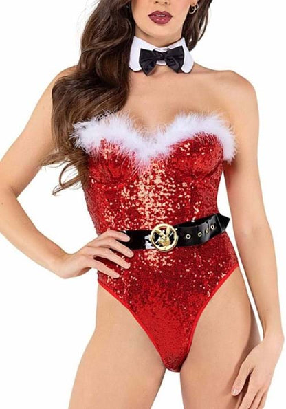 Christmas Playboy Womens Bunny Costume - US 6541