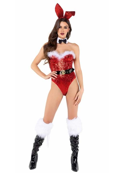 Christmas Playboy Womens Bunny Costume - US 6541