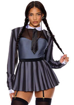 Classes on Wednesday School Girl Costume for Women - US 1784