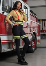 Women's Uniform Firefighter Costume - US 9954
