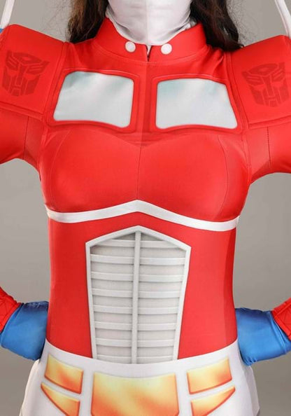 Women's Retro Transformers Optimus Prime Costume - US 5746