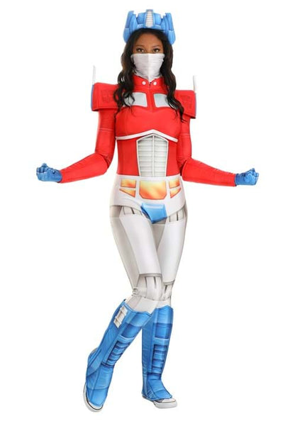 Women's Retro Transformers Optimus Prime Costume - US 5746
