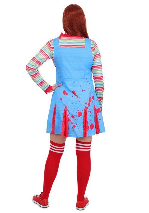 Women's "Come Play" Killer Doll Costume - US 9476
