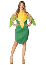 Corn on the Cob Costume Dress for Women - US 2393