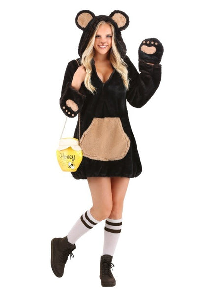 Cozy Brown Bear Costume for Women - US 4875
