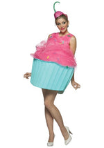 Tasty Pink Cupcake Costume for Women - US 7759