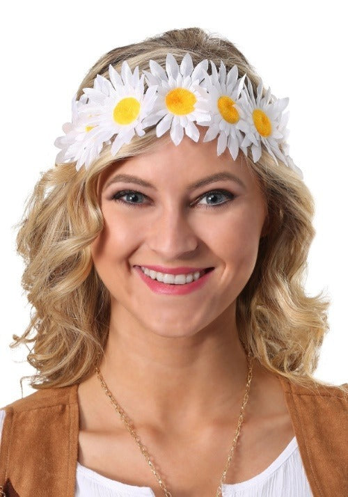 Adult Daisy Flower Costume Crown - US 3660