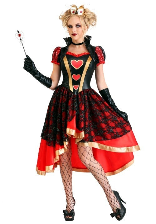 Dark Queen of Hearts Costume for Women - US 7224