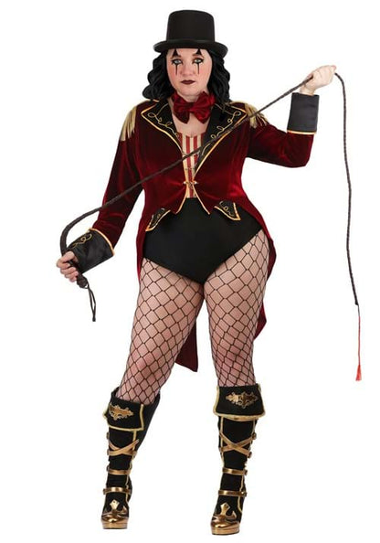 Plus Size Dark Ringmaster Costume for Women - US 4249
