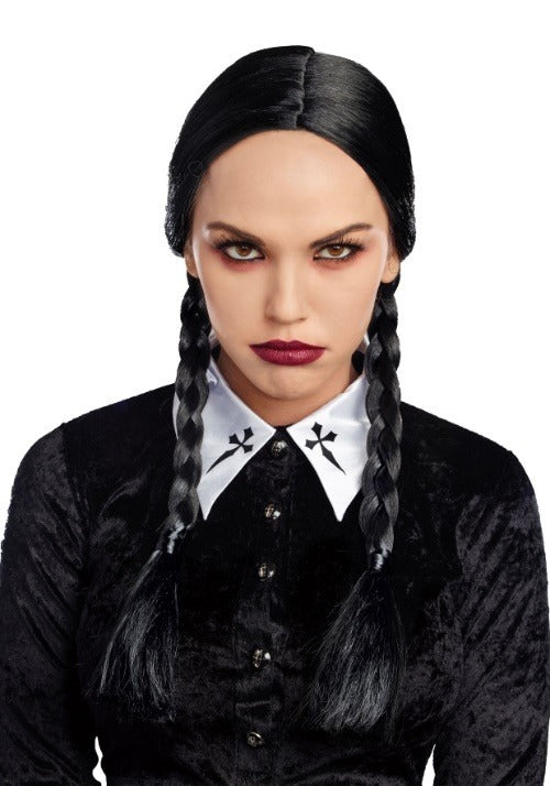 Deluxe Black Braid Women's Wig - US 3987