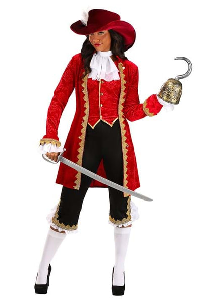 Deluxe Captain Hook Costume for Women - US 7791