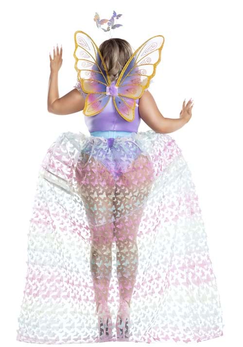Women's Plus Size Deluxe Butterfly Fairy Costume - US 5503