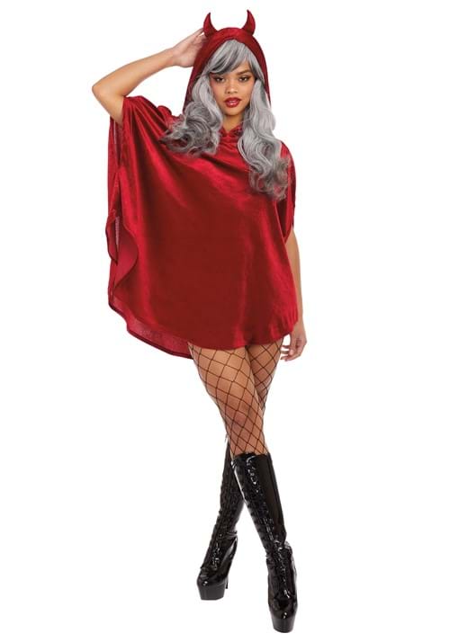 Red Devil Poncho for Women - US 5185