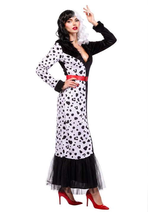 Women's Devilish Dalmation Diva Costume - US 4870
