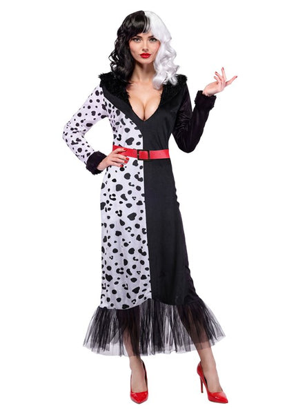 Women's Devilish Dalmation Diva Costume - US 4870