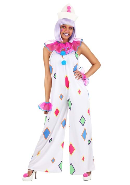 Diamond Flare Clown Costume for Women - US 5497