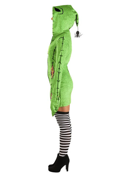 Deluxe Disney Oogie Boogie Hoodie Costume Dress for Women - US 1720