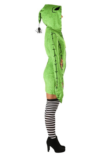 Deluxe Disney Oogie Boogie Hoodie Costume Dress for Women - US 1720
