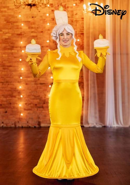 Women's Disney Beauty and the Beast Lumiere Costume - US 3282