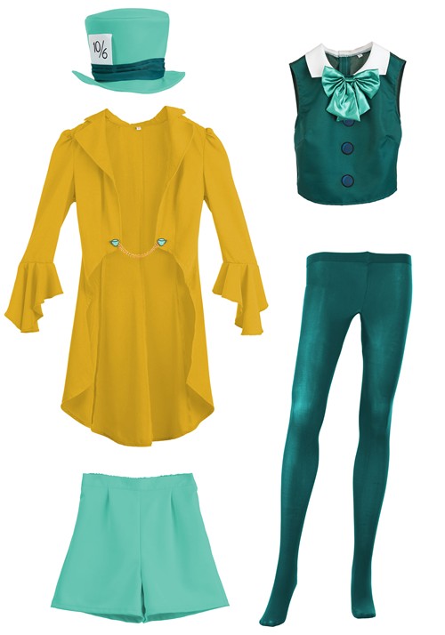 Disney Women's Mad Hatter Costume - US 7102