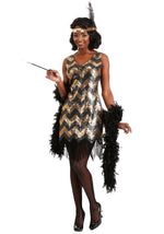 Dolled Up Flapper Costume for Women - US 5057