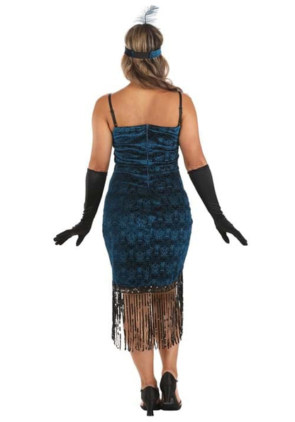 Blue Downtown Doll Costume for Women - US 9535