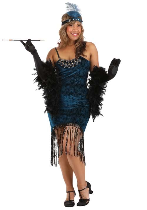 Blue Downtown Doll Costume for Women - US 9535
