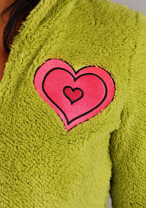 Women's Dr. Seuss Grinch Costume Romper - US 2382