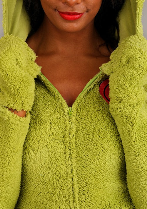 Women's Dr. Seuss Grinch Costume Romper - US 2382