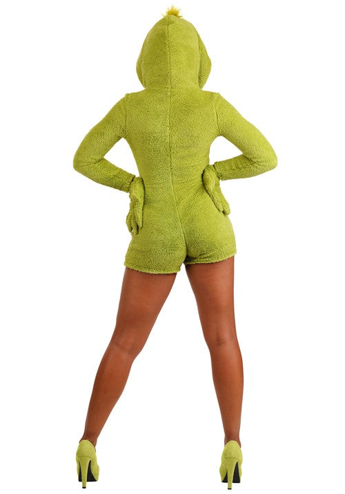 Women's Dr. Seuss Grinch Costume Romper - US 2382