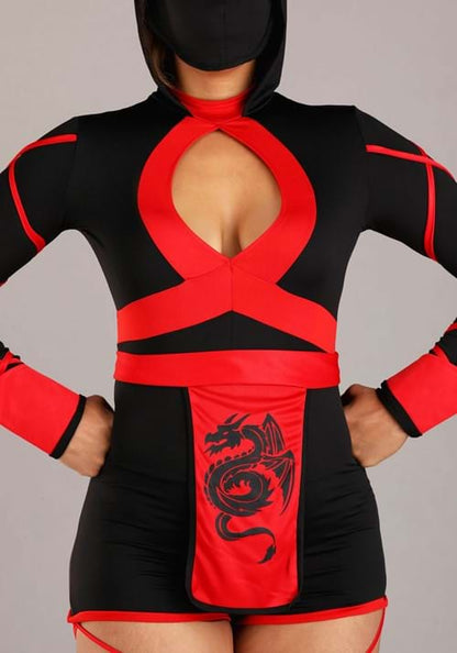 Women's Dragon Ninja Costume - US 5791
