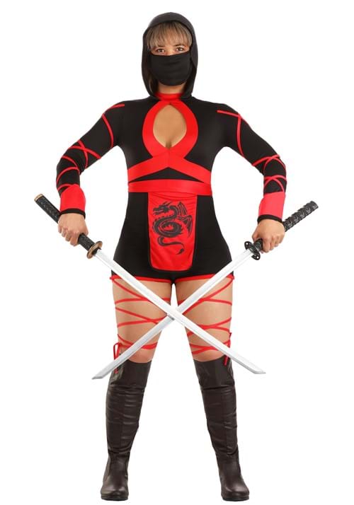 Women's Dragon Ninja Costume - US 5791