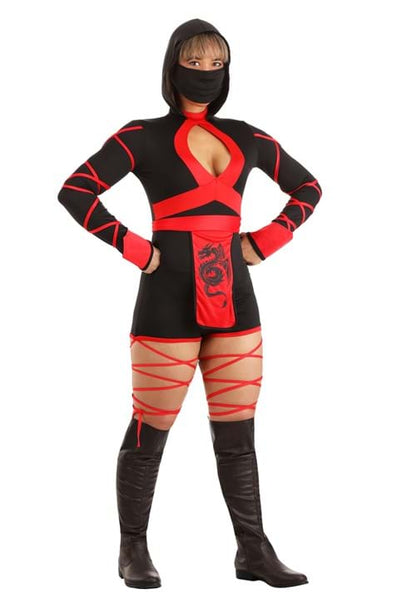 Women's Dragon Ninja Costume - US 5791