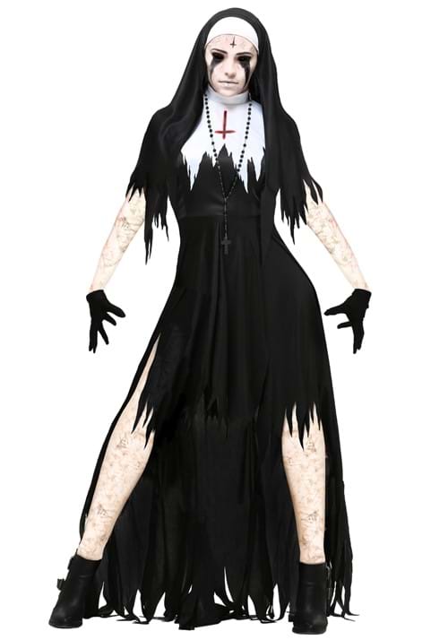 Dreadful Nun Costume for Women - US 0213