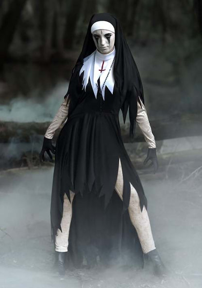 Dreadful Nun Costume for Women - US 0213