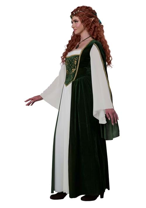 Women's Elven Renaissance Queen Costume Dress - US 4144