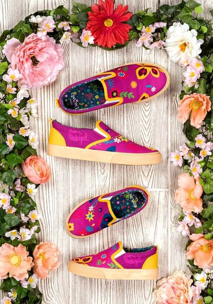 Encanto Women's Embroidered Slip On Sneakers - US 3936